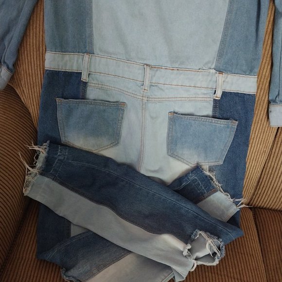 SIGNATURES DENIM JUMPSUIT - Picture 7 of 8